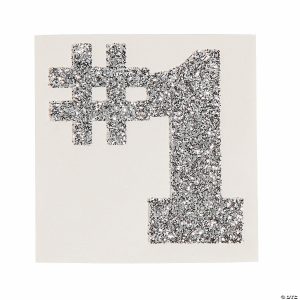 Apparel & Accessories |  #1 Silver Glitter Tattoo Stickers – 12 pc. Apparel & Accessories Apparel & Accessories