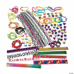 Apparel & Accessories |  1/2″ – 33″ Bulk 144 Pc. Multicolored Novelty Jewelry Assortment Apparel & Accessories Apparel & Accessories