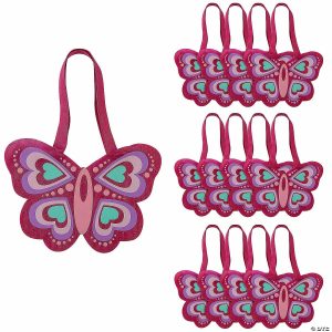 Apparel & Accessories |  12″ x 8 1 4″ Medium Butterfly-Shaped Nonwoven Tote Bags – 12 Pc. Apparel & Accessories Apparel & Accessories