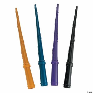 Apparel & Accessories |  19″ Assorted Colors Reusable Plastic Wizard Wands – 12 Pc. Apparel & Accessories Apparel & Accessories