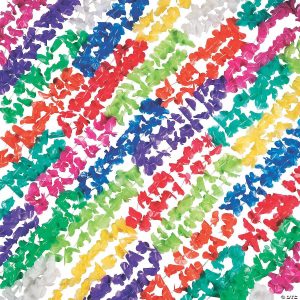 Apparel & Accessories |  2 3/4″ x 36″ Bulk 100 Pc. Solid Color Bulk Plastic Lei Assortment Apparel & Accessories Apparel & Accessories