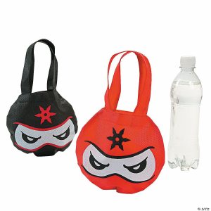 Apparel & Accessories |  7″ Mini Ninja Nonwoven Tote Bags – 12 Pc. Apparel & Accessories Apparel & Accessories