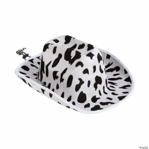 Apparel & Accessories |  Adult’s Cow Print Cowboy Hats – 12 Pc. Apparel & Accessories Apparel & Accessories