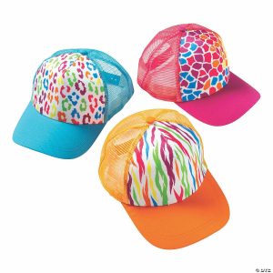 Apparel & Accessories |  Amazing Animal Trucker Hats – 12 Pc. Apparel & Accessories Apparel & Accessories