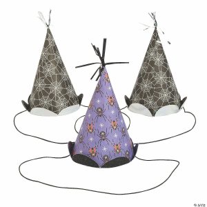 Apparel & Accessories |  Basic Boo Halloween Cone Party Hats – 6 Pc. Apparel & Accessories Apparel & Accessories