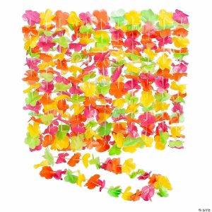 Apparel & Accessories |  Bright Neon Plastic Leis – 12 Pc. Apparel & Accessories Apparel & Accessories