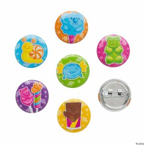 Apparel & Accessories |  Bulk 48 Pc. Mini Candy Critters Buttons Apparel & Accessories Apparel & Accessories