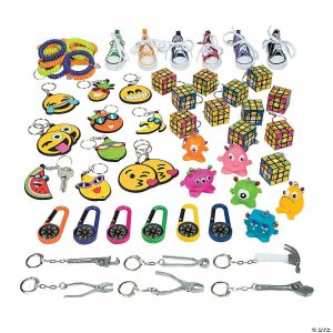 Apparel & Accessories |  Bulk 60 Pc. Super Fun Styles & Activities  Keychain Assortment Apparel & Accessories Apparel & Accessories