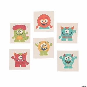 Apparel & Accessories |  Bulk 72 Pc. Mini Monster Temporary Tattoos Apparel & Accessories Apparel & Accessories