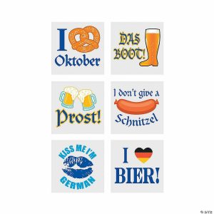 Apparel & Accessories |  Bulk 72 Pc. Oktoberfest Temporary Tattoos Apparel & Accessories Apparel & Accessories