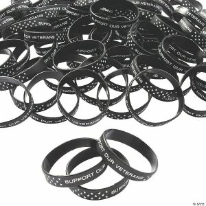 Apparel & Accessories |  Bulk 72 Pc. Support Our Veterans Bracelets Apparel & Accessories Apparel & Accessories