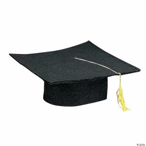 Apparel & Accessories |  Bulk Kids Black Felt Elementary School Graduation Caps with Tassel for 36 Apparel & Accessories Apparel & Accessories