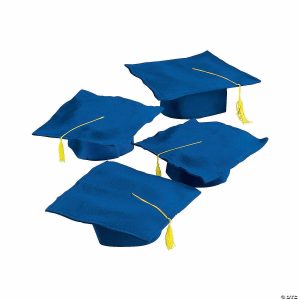 Apparel & Accessories |  Bulk Kids Blue Felt Elementary School Graduation Caps with Tassel for 36 Apparel & Accessories Apparel & Accessories