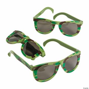 Apparel & Accessories |  Camouflage Army Sunglasses – 12 Pc. Apparel & Accessories Apparel & Accessories