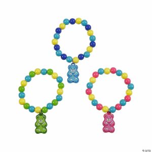 Apparel & Accessories |  Candy Critters Gummy Teddy Bear Bracelets with Charm – 12 Pc. Apparel & Accessories Apparel & Accessories