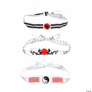 Apparel & Accessories |  Child’s Tie-On Karate Ninja Headbands- 12 Pc. Apparel & Accessories Apparel & Accessories