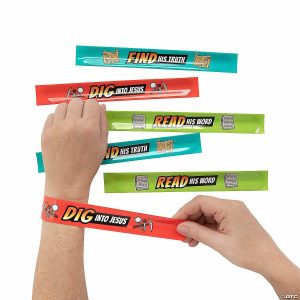 Apparel & Accessories |  Dig VBS Slap Bracelets – 12 Pc. Apparel & Accessories Apparel & Accessories