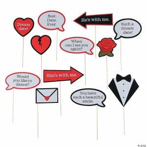 Apparel & Accessories |  Dream Date Photo Stick Props – 12 Pc. Apparel & Accessories Apparel & Accessories