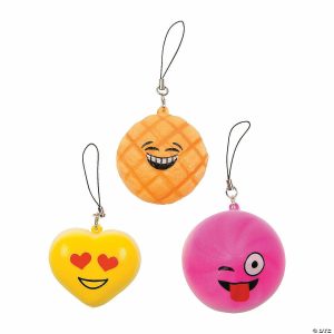 Apparel & Accessories |  Face Emoji Slow-Rising Squishies – 12 Pc. Apparel & Accessories Apparel & Accessories