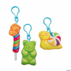 Apparel & Accessories |  Flat Stuffed Candy Critters Backpack Clips – 12 Pc. Apparel & Accessories Apparel & Accessories