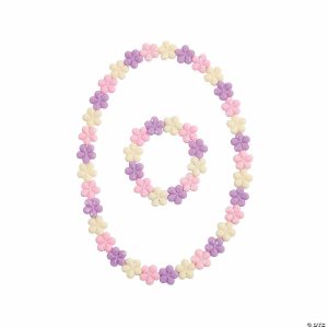 Apparel & Accessories |  Flower Beaded Necklace & Bracelet Sets – 12 Sets Apparel & Accessories Apparel & Accessories