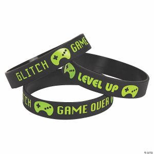 Apparel & Accessories |  Gamer Rubber Bracelets – 24 Pc. Apparel & Accessories Apparel & Accessories