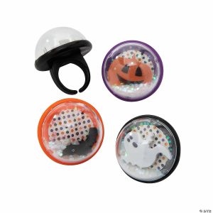 Apparel & Accessories |  Halloween Snow Globe Rings – 12 Pc. Apparel & Accessories Apparel & Accessories