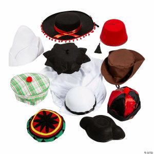 Apparel & Accessories |  Hats Around the World Assortment – 10 Pc. Apparel & Accessories Apparel & Accessories