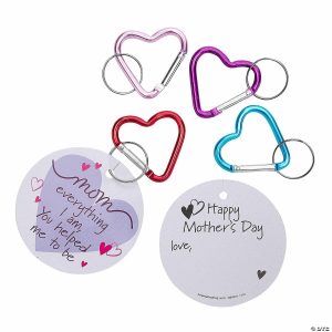 Apparel & Accessories |  Heart Clip Keychains with Mother’s Day Card for 12 Apparel & Accessories Apparel & Accessories