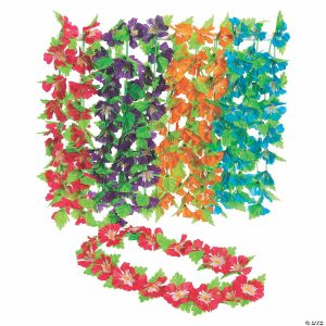 Apparel & Accessories |  Hibiscus Polyester Leis – 12 Pc. Apparel & Accessories Apparel & Accessories