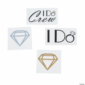 Apparel & Accessories |  I Do Crew Metallic Temporary Tattoo Assortment – 12 Pc. Apparel & Accessories Apparel & Accessories