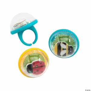 Apparel & Accessories |  Insect Snow Globe Ring Assortment – 12 Pc. Apparel & Accessories Apparel & Accessories