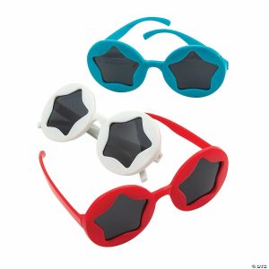 Apparel & Accessories |  Kids Patriotic Star Sunglasses – 12 Pc. Apparel & Accessories Apparel & Accessories