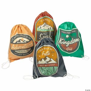 Apparel & Accessories |  Large Faith Adventure Drawstring Bags Apparel & Accessories Apparel & Accessories