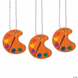 Apparel & Accessories |  Little Artist Dog Tag Necklaces – 12 Pc. Apparel & Accessories Apparel & Accessories