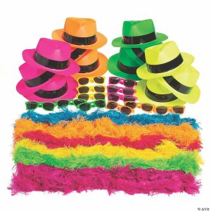 Apparel & Accessories |  Neon Photo Booth Accessory Kit – 36 Pc. Apparel & Accessories Apparel & Accessories