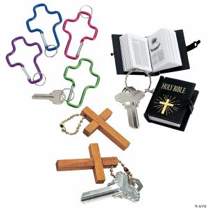 Apparel & Accessories |  Religious Keychain Assortment Kit – 36 Pc. Apparel & Accessories Apparel & Accessories