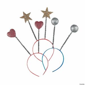 Apparel & Accessories |  Sparkling Cosmic Head Boppers – 12 Pc. Apparel & Accessories Apparel & Accessories