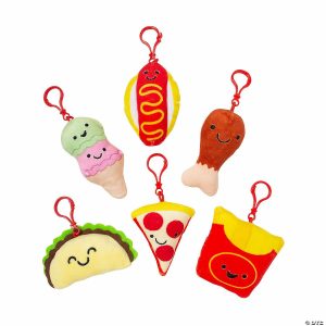 Apparel & Accessories |  Stuffed Fast-Food Backpack Clip Keychains – 12 Pc. Apparel & Accessories Apparel & Accessories