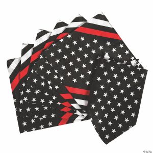 Apparel & Accessories |  Thin Red Line Bandanas – 12 Pc. Apparel & Accessories Apparel & Accessories