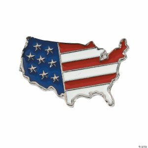 Apparel & Accessories |  United States Flag Print Pins – 12 Pc. Apparel & Accessories Apparel & Accessories