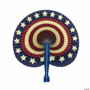 Apparel & Accessories |  Vintage Americana Folding Hand Fans – 12 Pc. Apparel & Accessories Apparel & Accessories