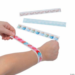 Apparel & Accessories |  Winter Realistic Slap Bracelets – 12 Pc. Apparel & Accessories Apparel & Accessories