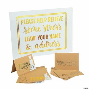 Invitations & Stationery |  Bridal Shower Thank You Cards & Sign Kit Invitations & Stationery Invitations & Stationery