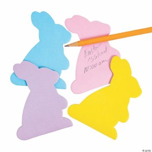 Invitations & Stationery |  Bunny-Shaped Sticky Notes – 12 Pc. Invitations & Stationery Invitations & Stationery