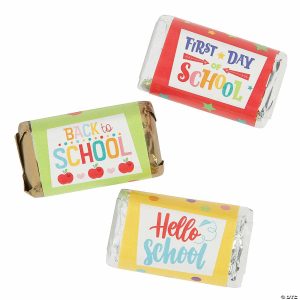 Invitations & Stationery |  Welcome Back to School Mini Candy Bar Sticker Labels – 30 Pc. Invitations & Stationery Invitations & Stationery