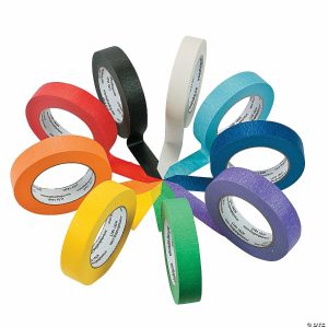 Party Decorations |  1″ x 60 Yds. Bright Colors Masking Tape Crafting Set – 9 Pc. Party Decorations Party Decorations