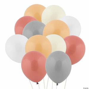 Party Decorations |  10″ Neutral Latex Balloon Assortment- 25 Pc. Party Decorations Party Decorations