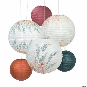 Party Decorations |  12″ – 16″ Sweet Fall Hanging Paper Lantern Assortment – 6 Pc. Party Decorations Party Decorations