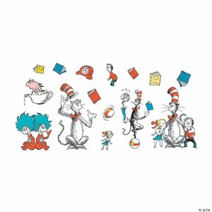 Party Decorations |  4″ – 22″ Jumbo Dr. Seuss™ Characters Bulletin Board Cutouts – 15 Pc. Party Decorations Party Decorations